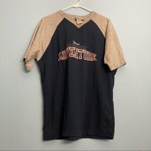 Vintage Disney California Adventure Baseball Tee - Navy/Gray - Womens Large